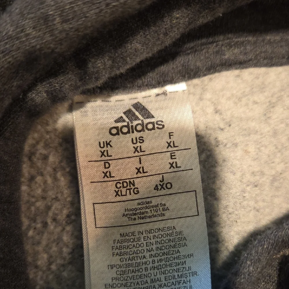 Adidas Men's Charcoal Hoodie
